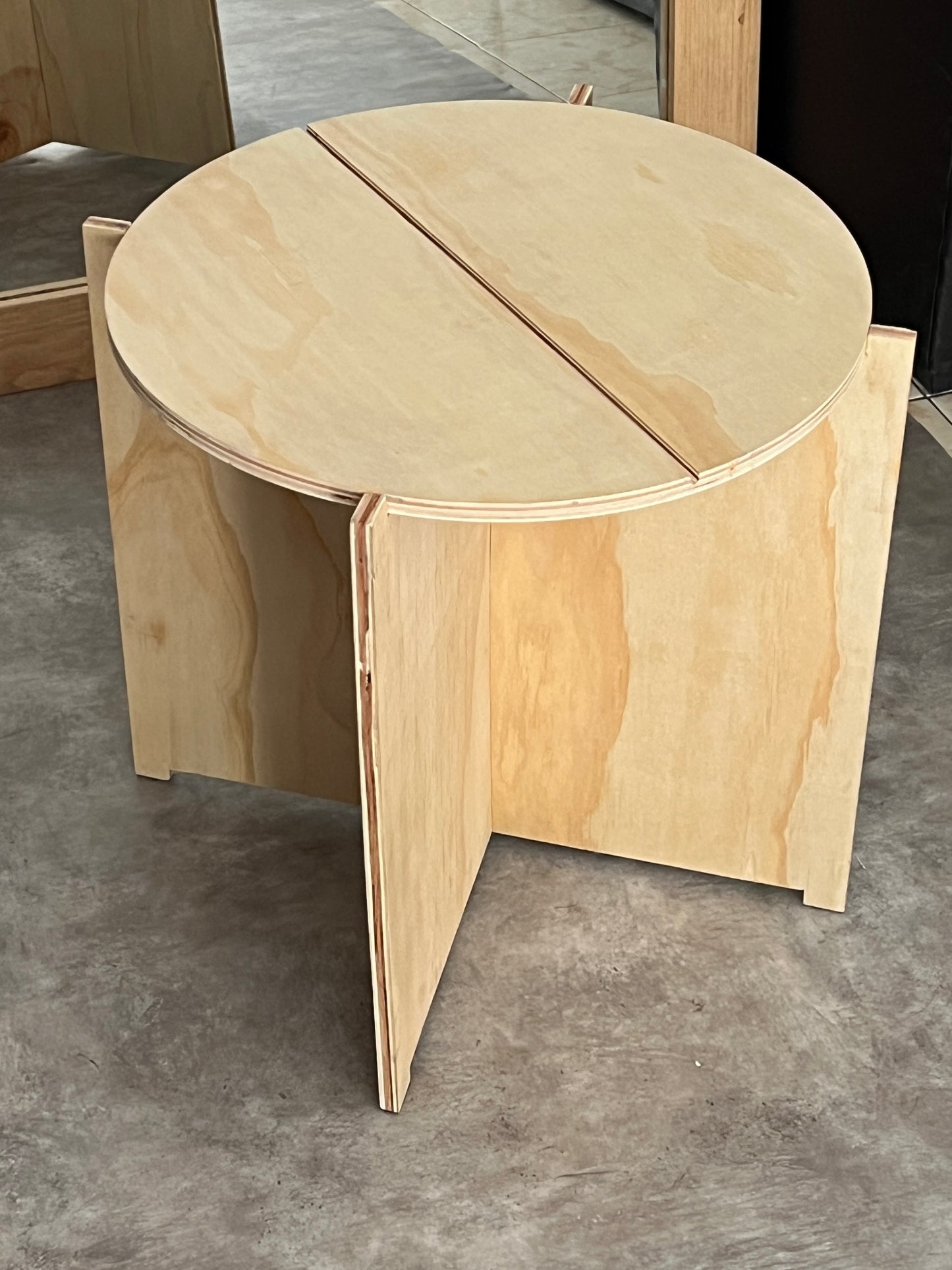Wood Side Table