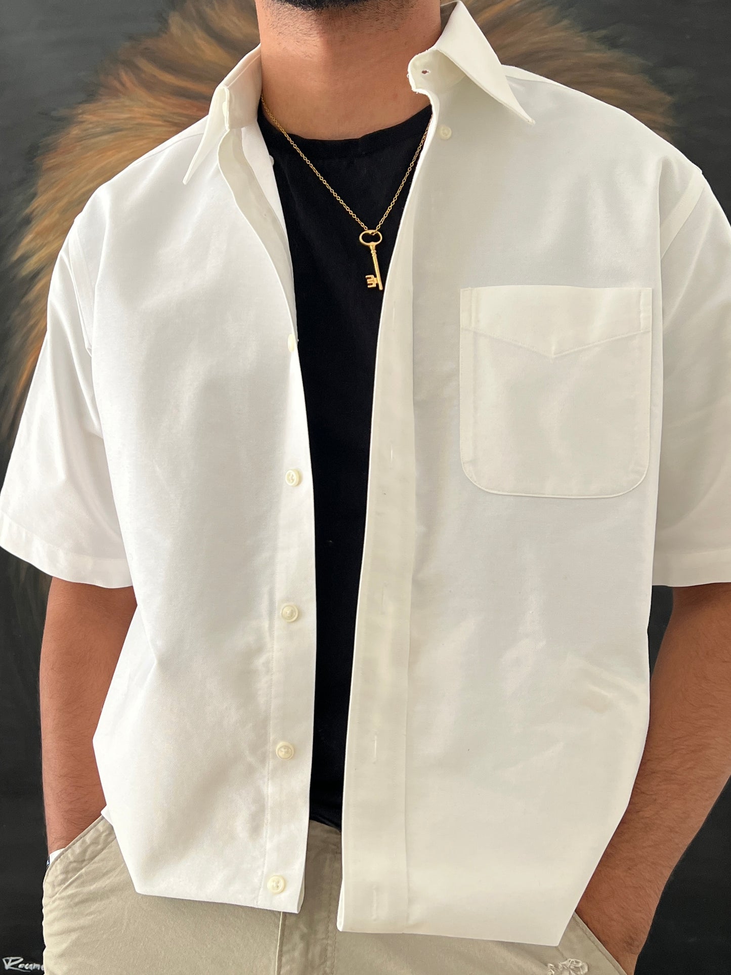 White Shirt Boxy Fit (M)