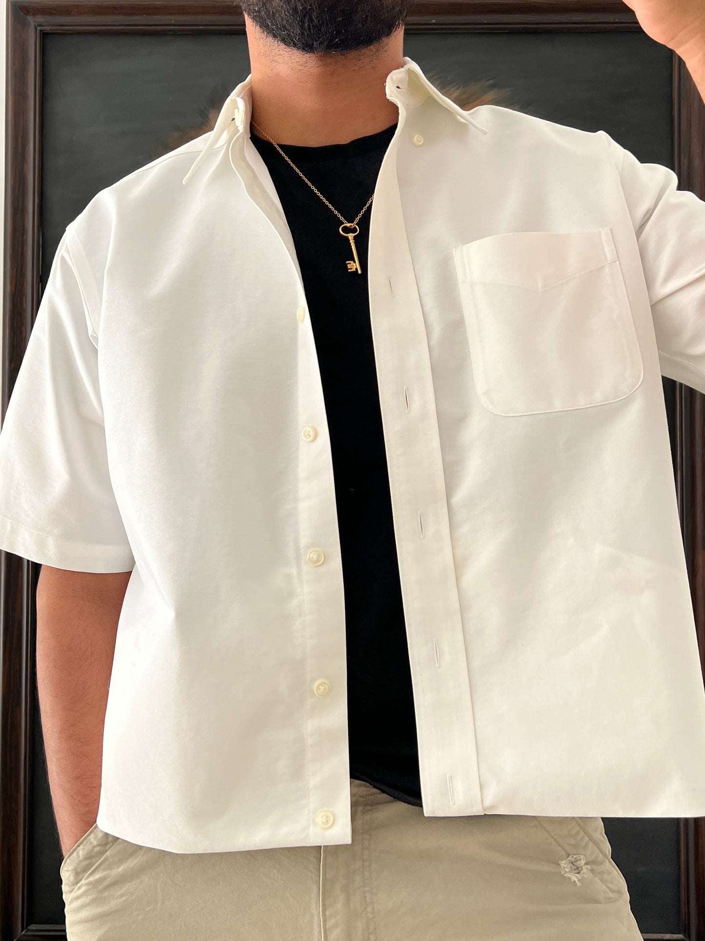 White Shirt Boxy Fit (M)