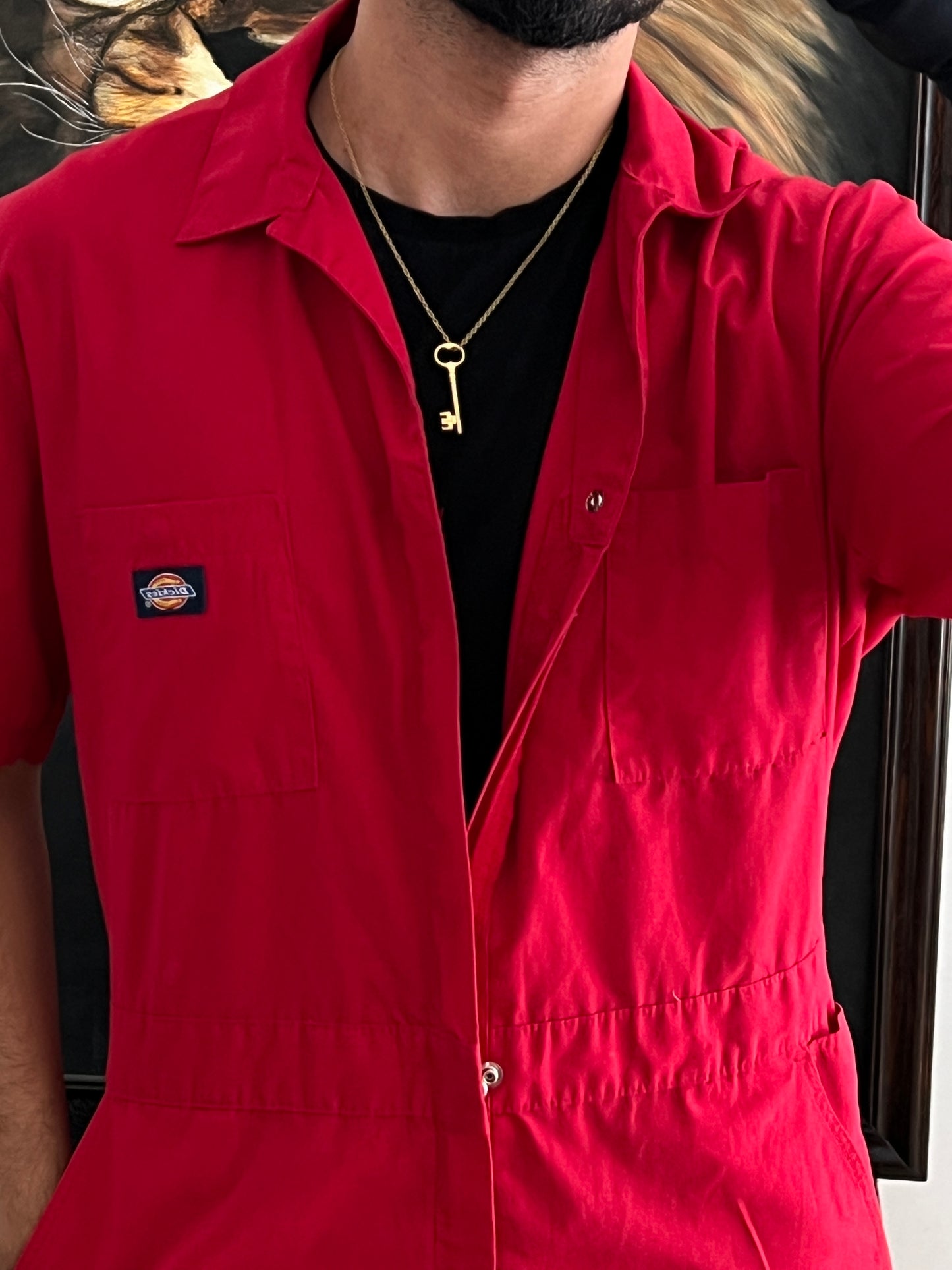 Overall Dickies Rojo (M)