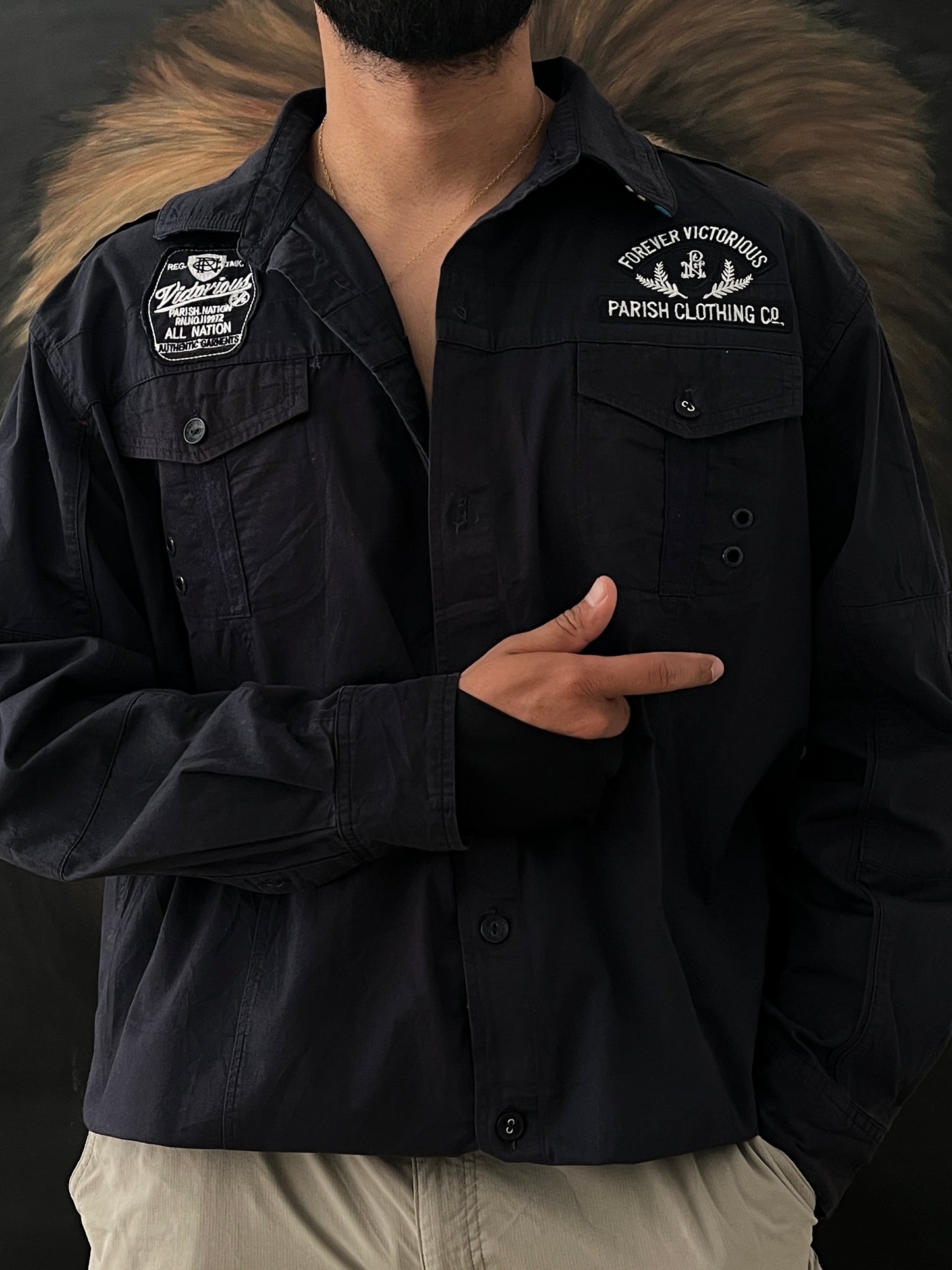 Work Shirt Parish Clothing (L)