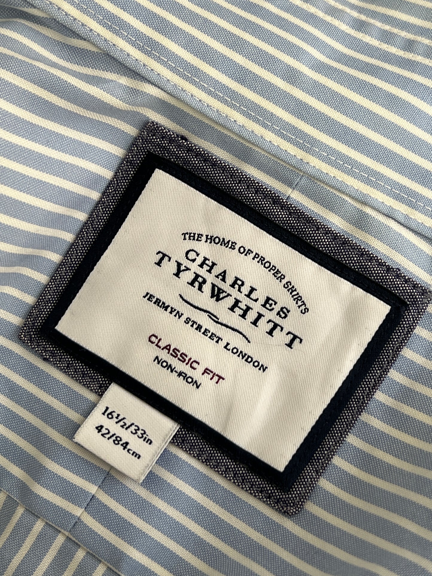 Striped Shirt Boxy Fit (L)