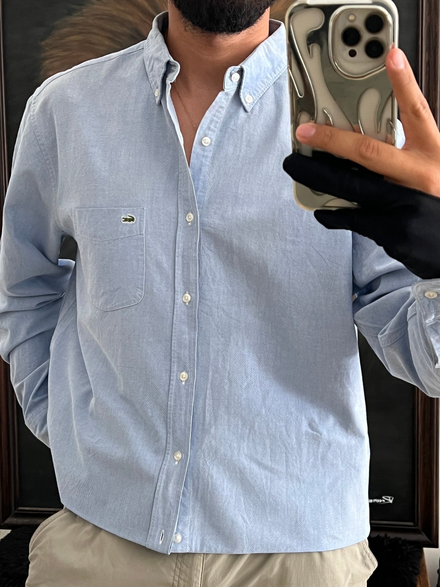 Lacoste Shirt Relaxed Fit (L)