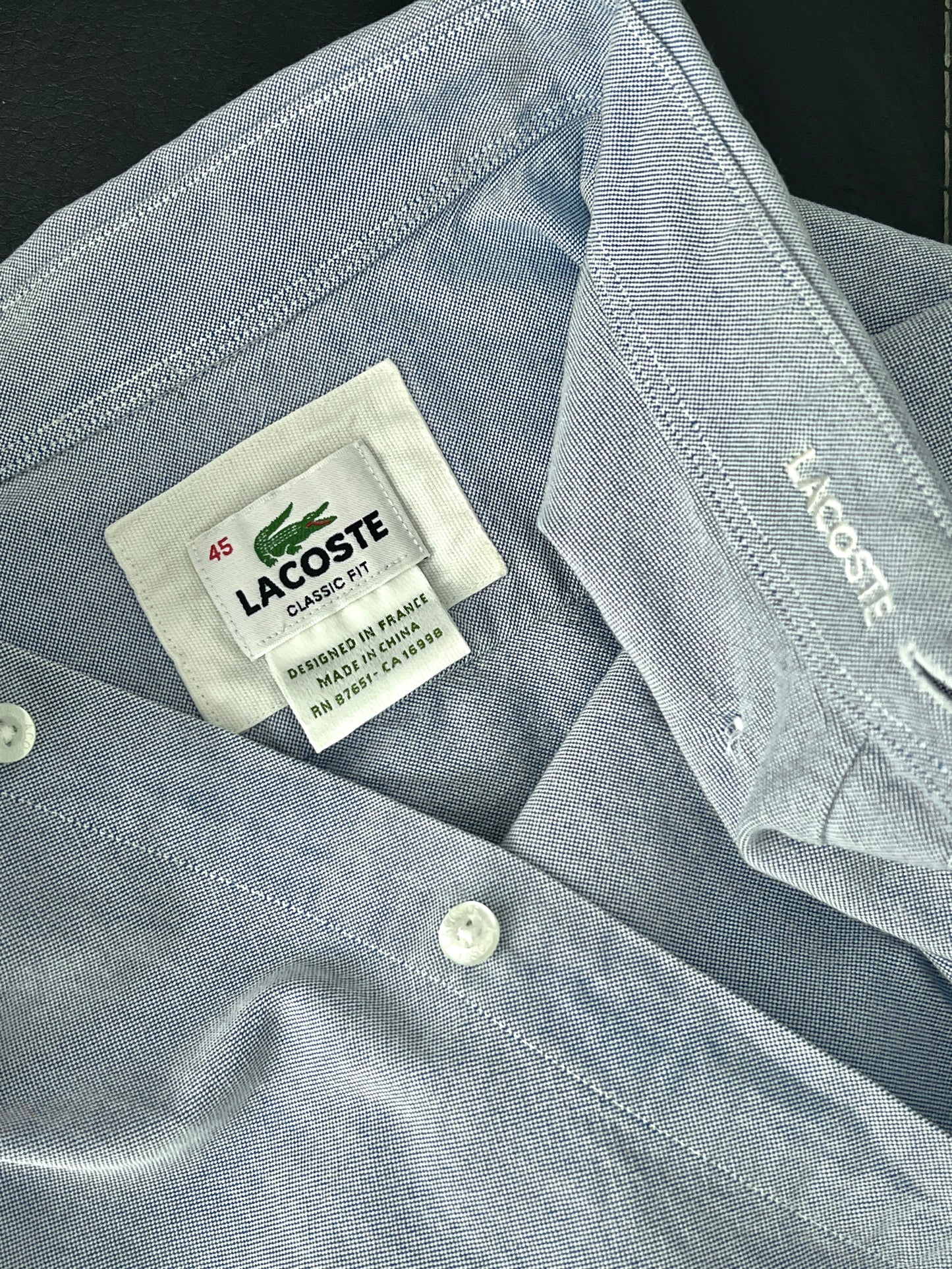 Lacoste Shirt Relaxed Fit (L)