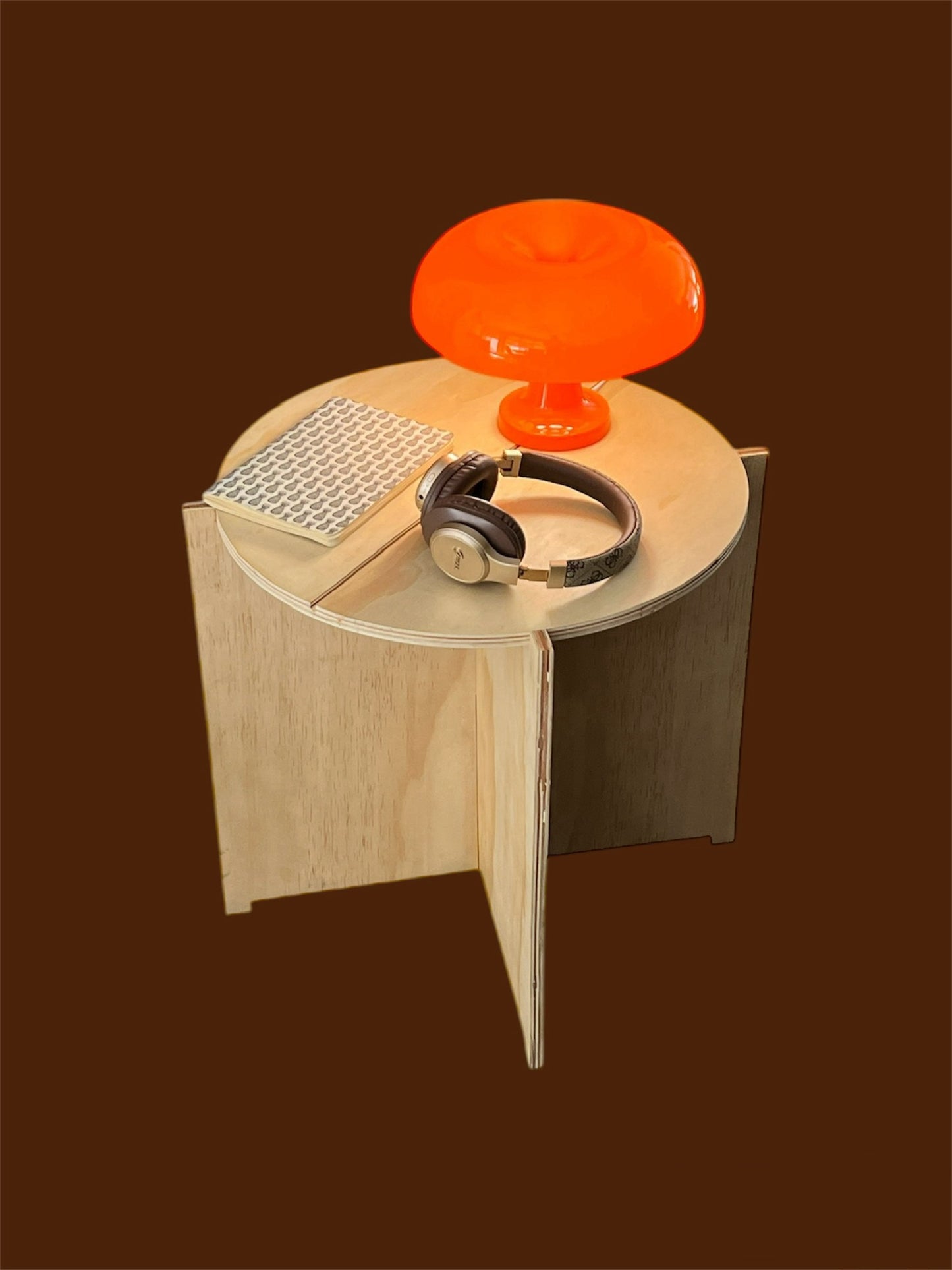 Wood Side Table