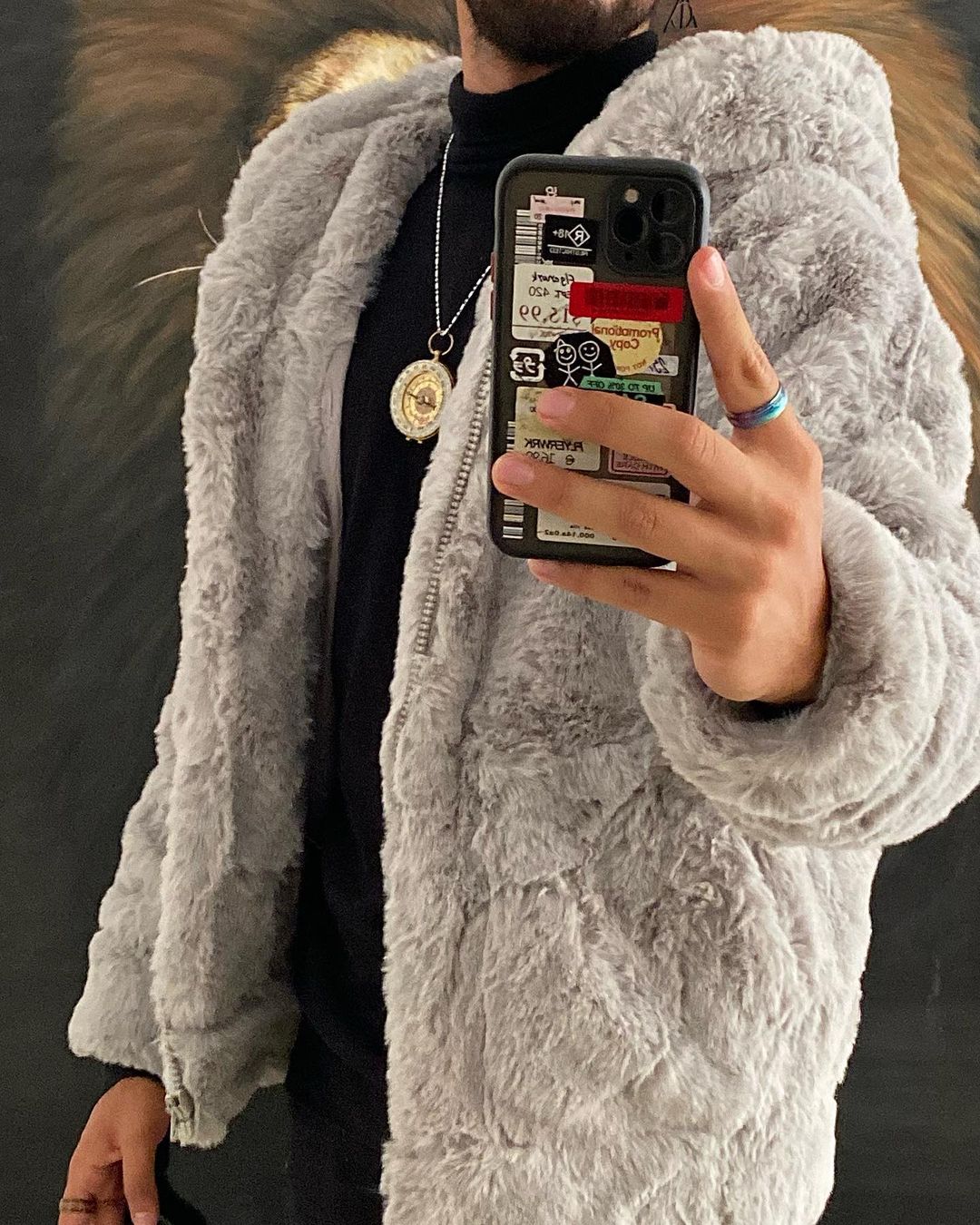 Abrigo Faux Fur SMFK
