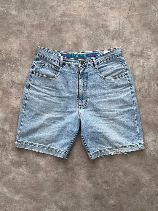Vintage 80's Denim Pepe Jeans Shorts (32)