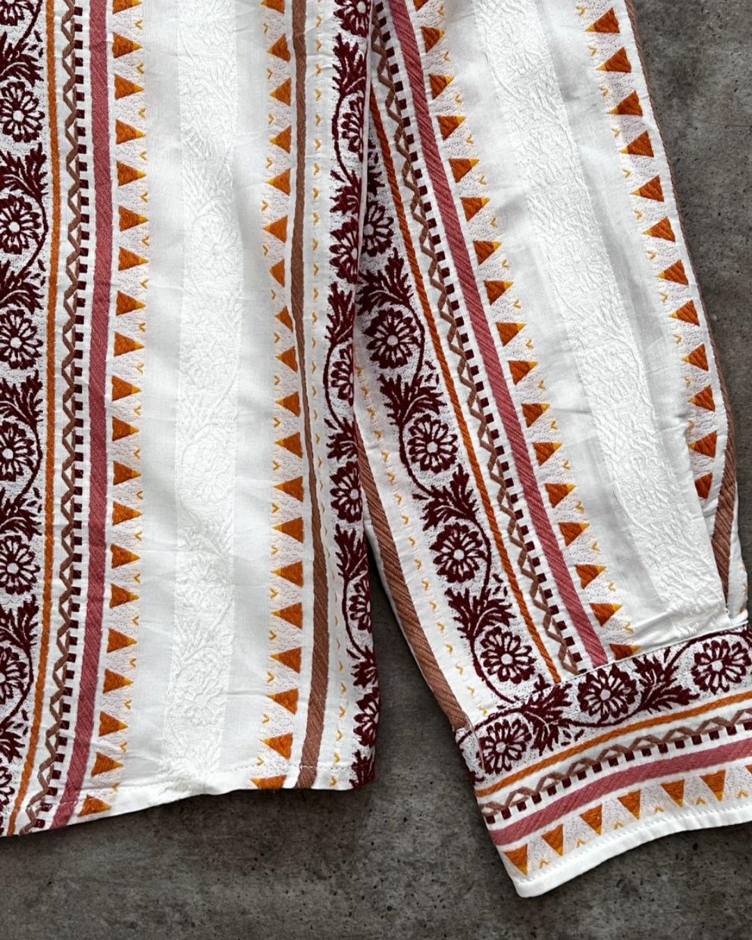 CAMISA BORDADA ZARA (L)