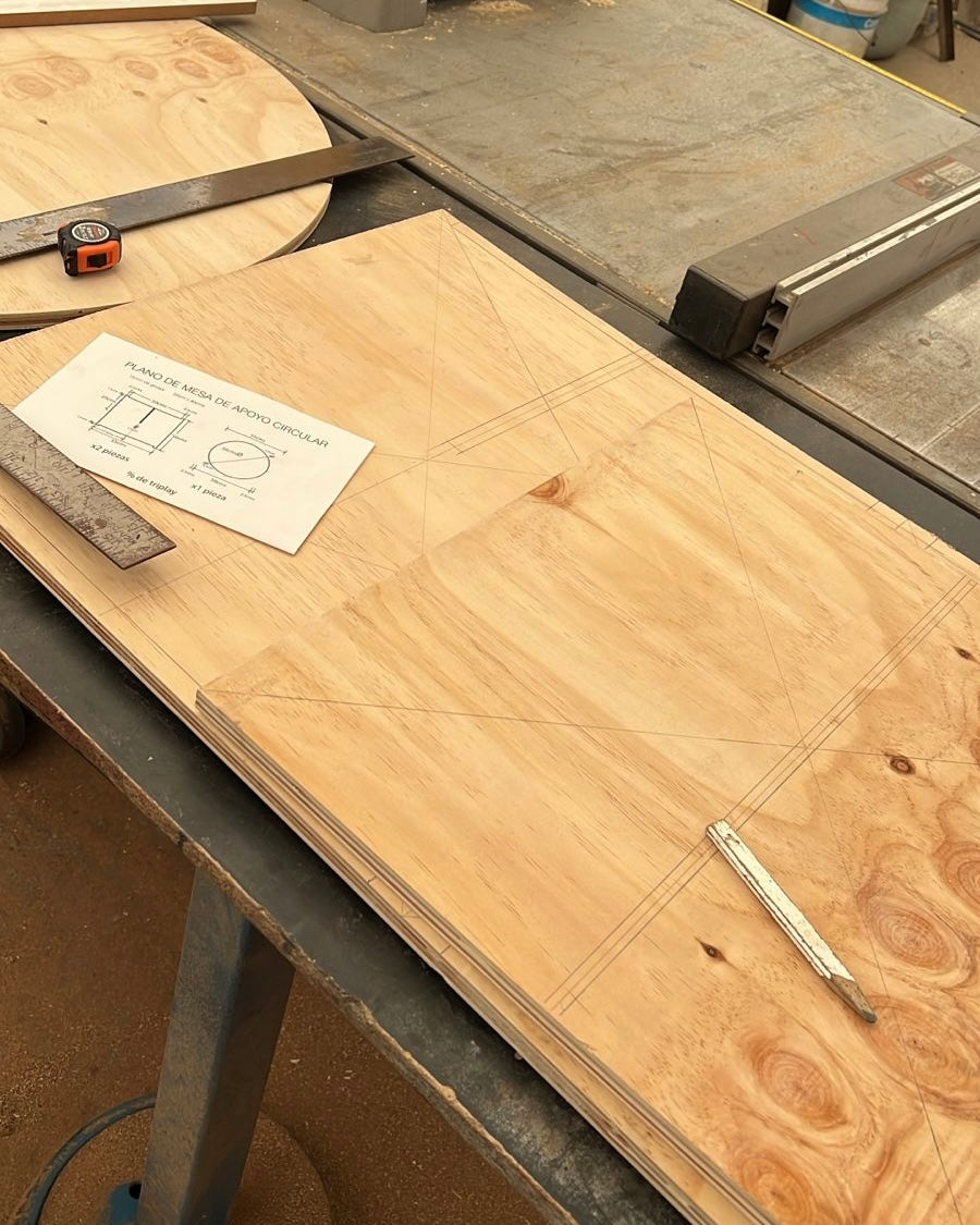 Wood Side Table