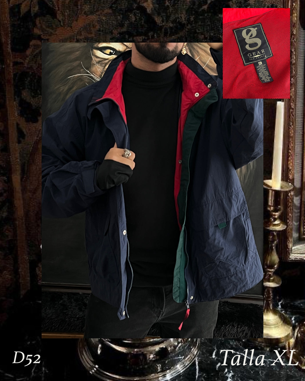 Retro windbreaker (XL)