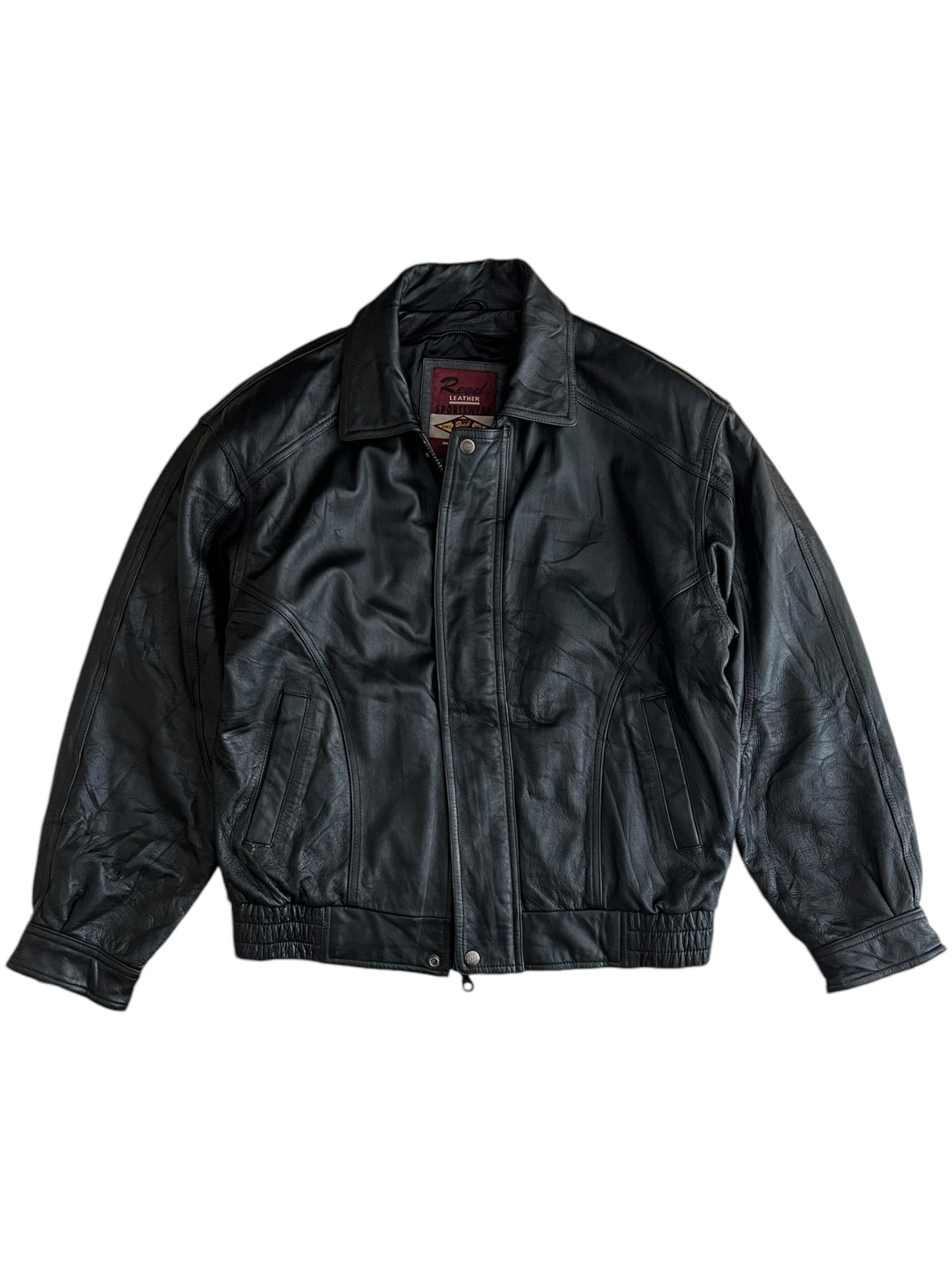 Bomber leather jacket 2 (M)