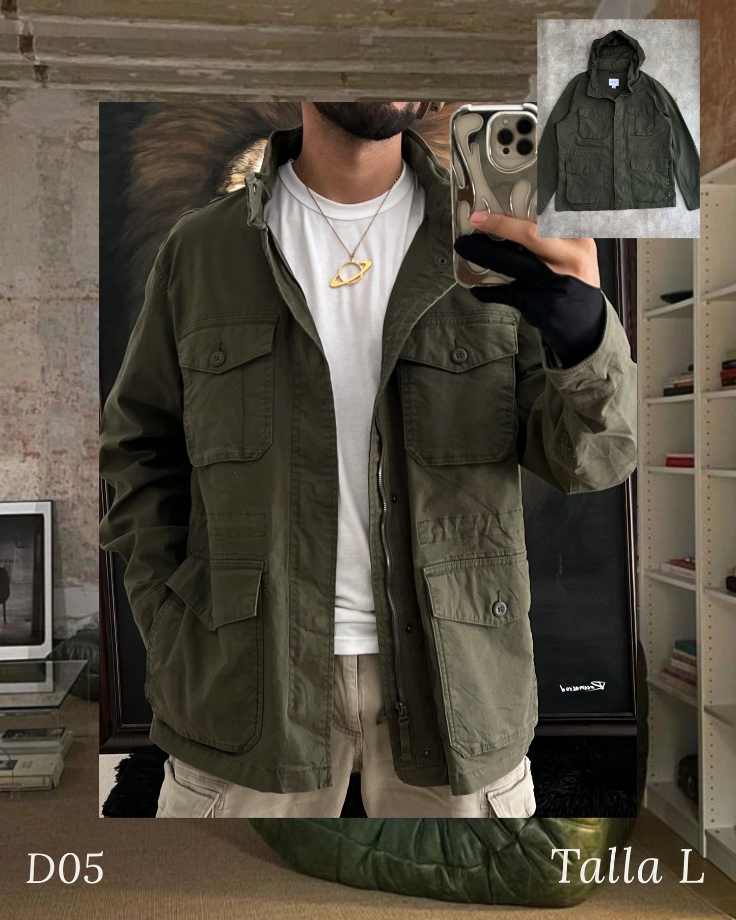 Green Work jacket (L)