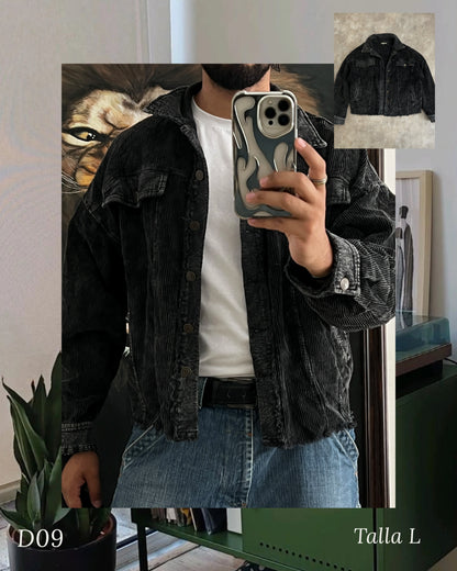 Boxy denim jacket (L)