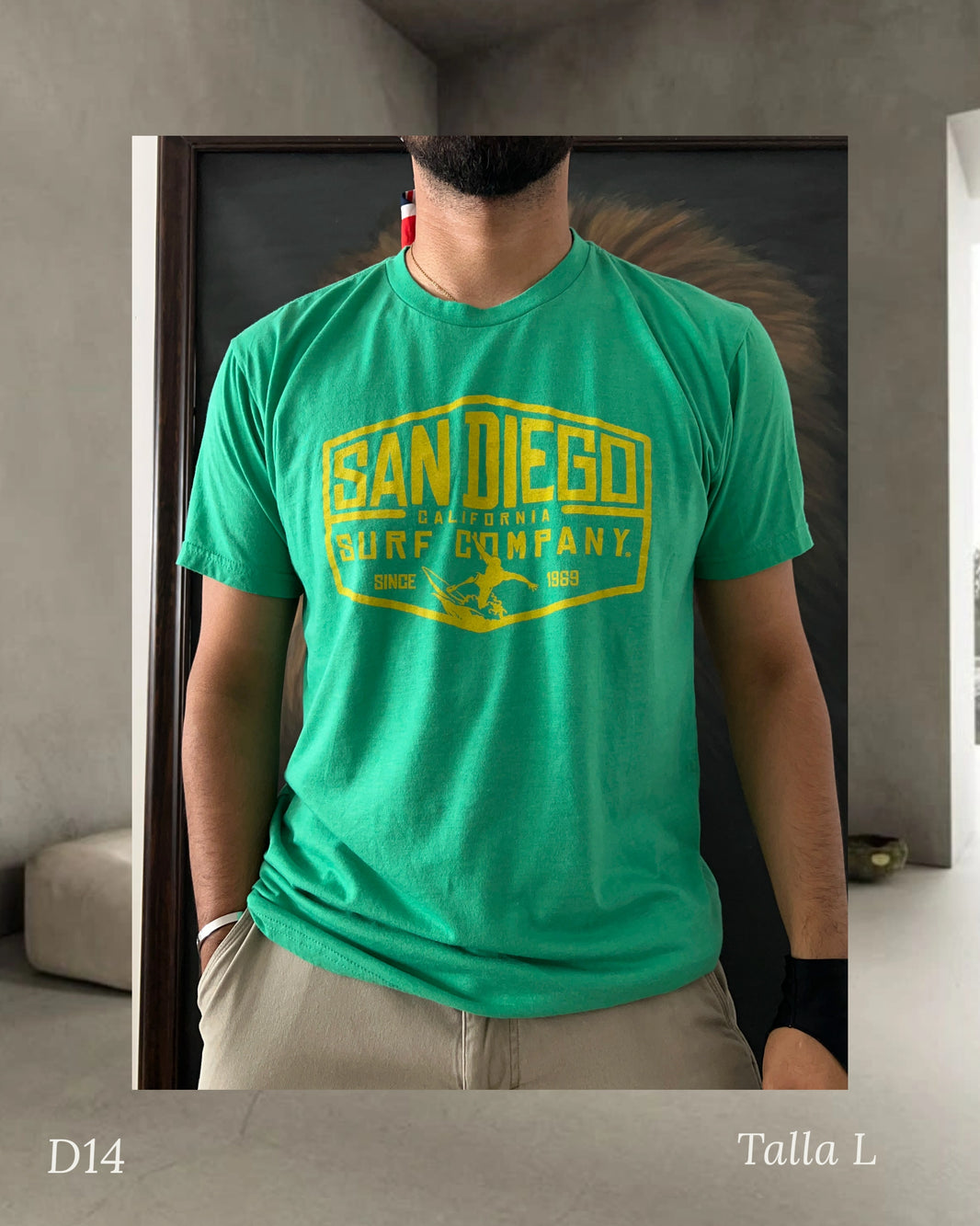 SD green Tee (L)