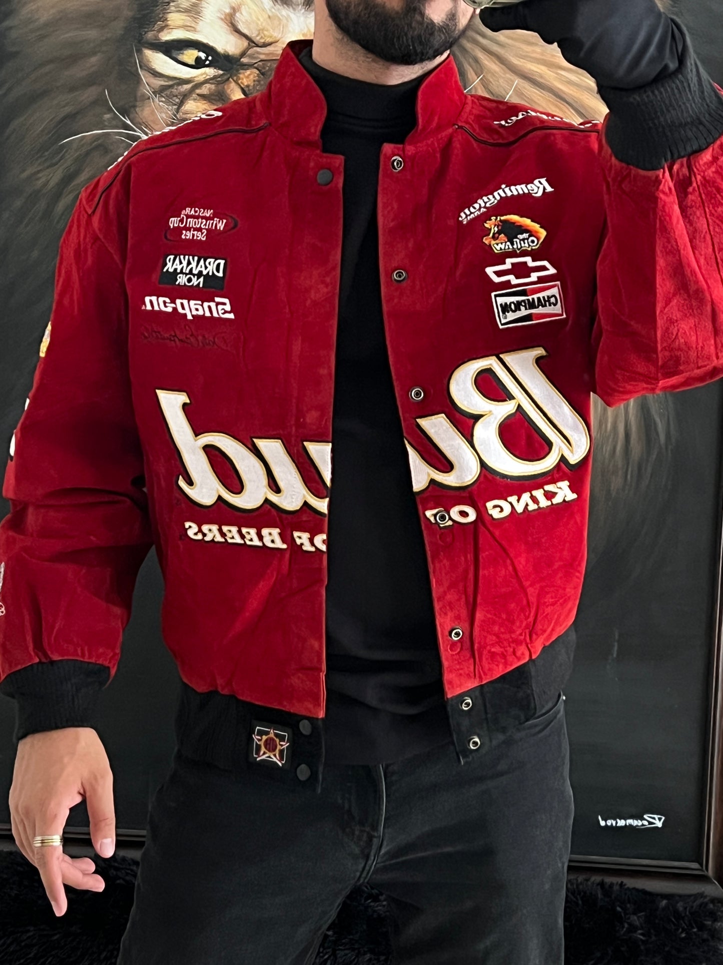 Racer jacket leather (L)