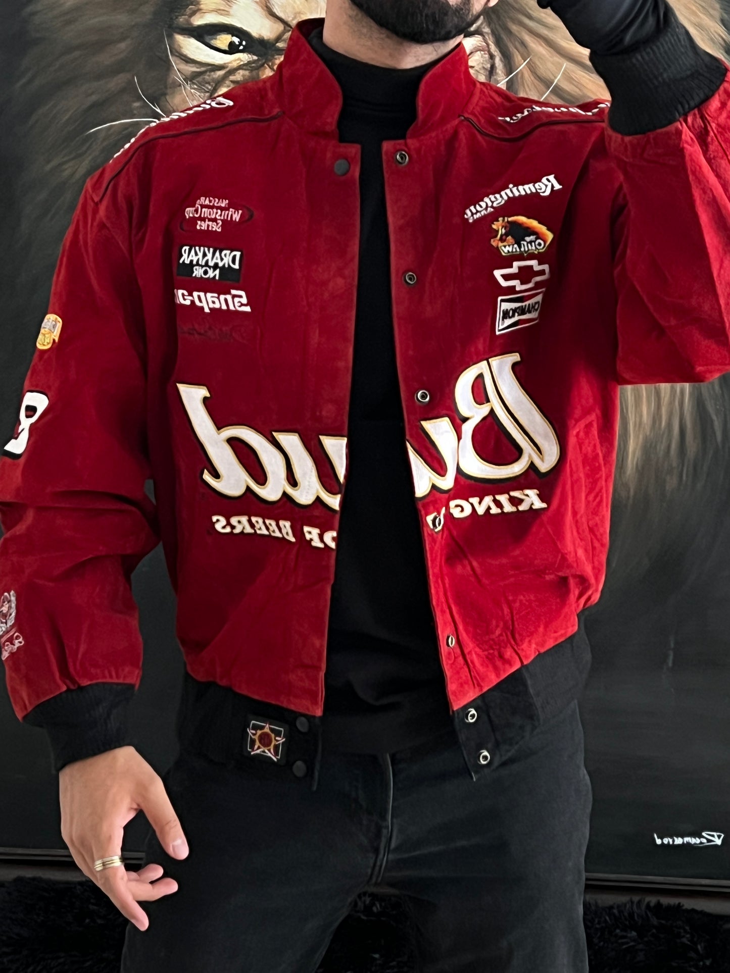 Racer jacket leather (L)