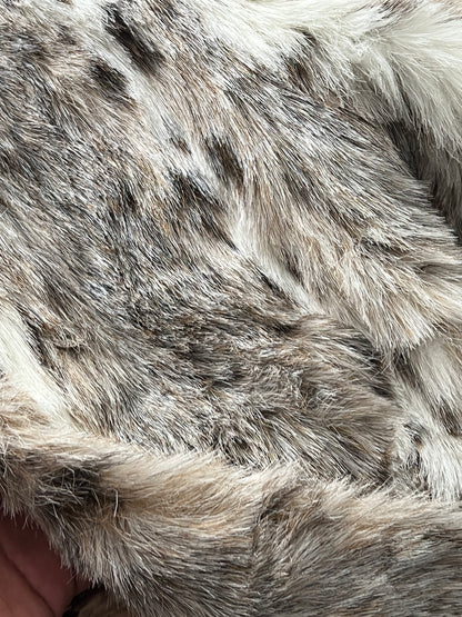 Abrigo faux fur talla S