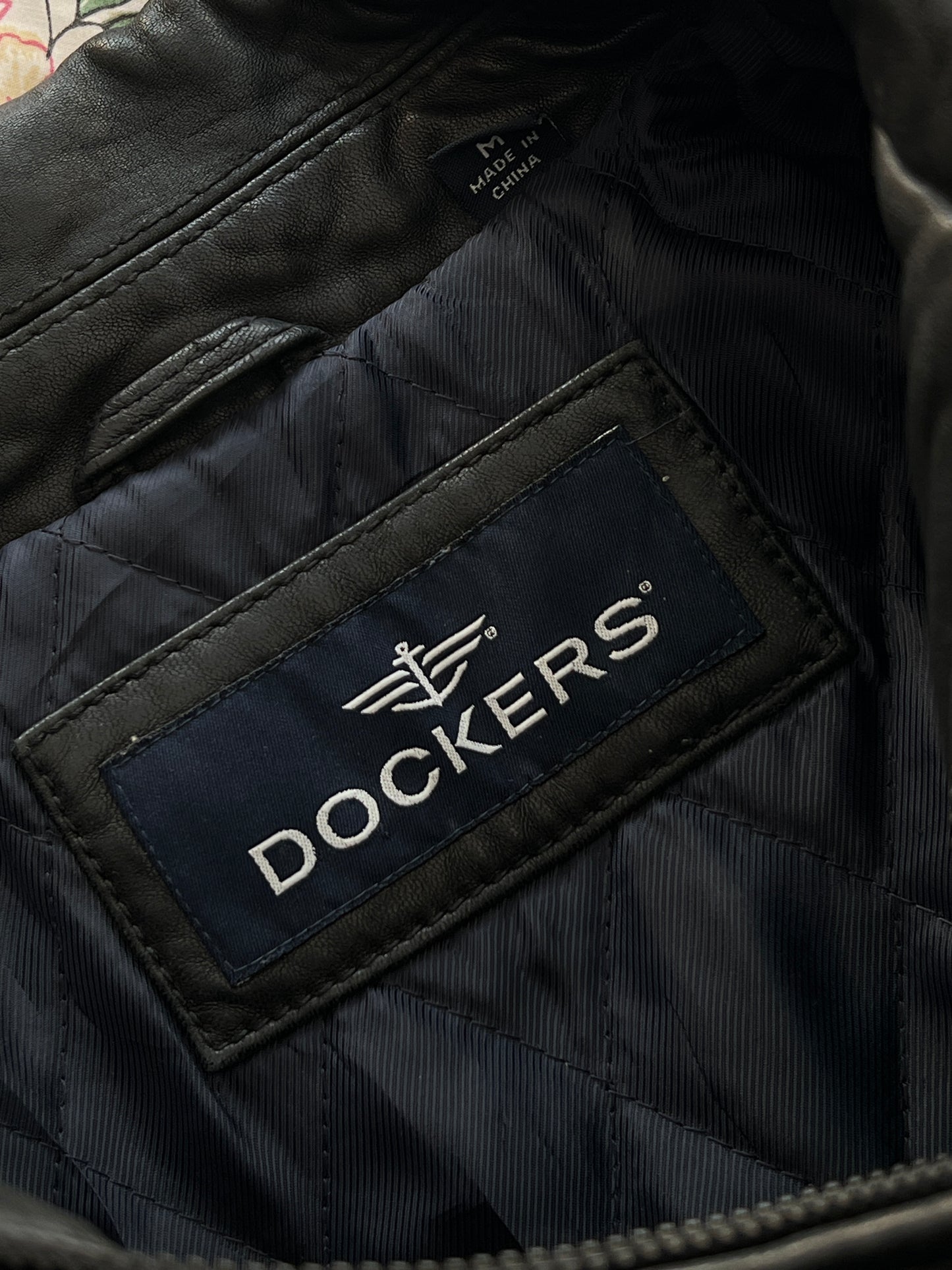 Dockers jacket leather (M)