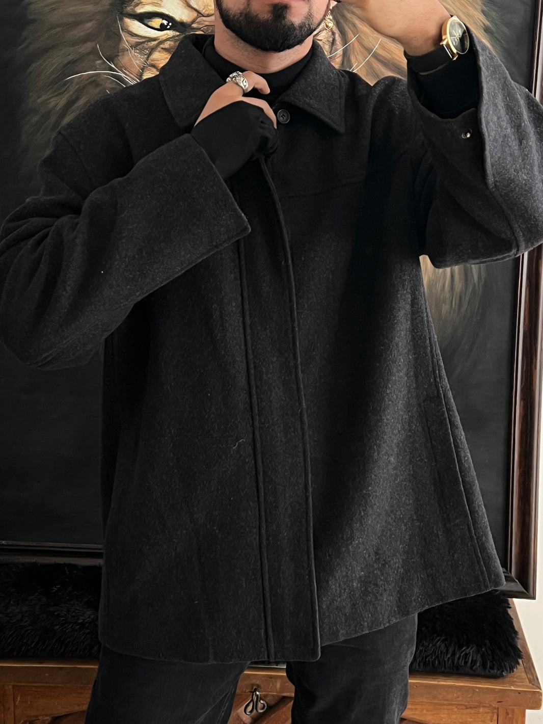 Wool coat Alfani (L)