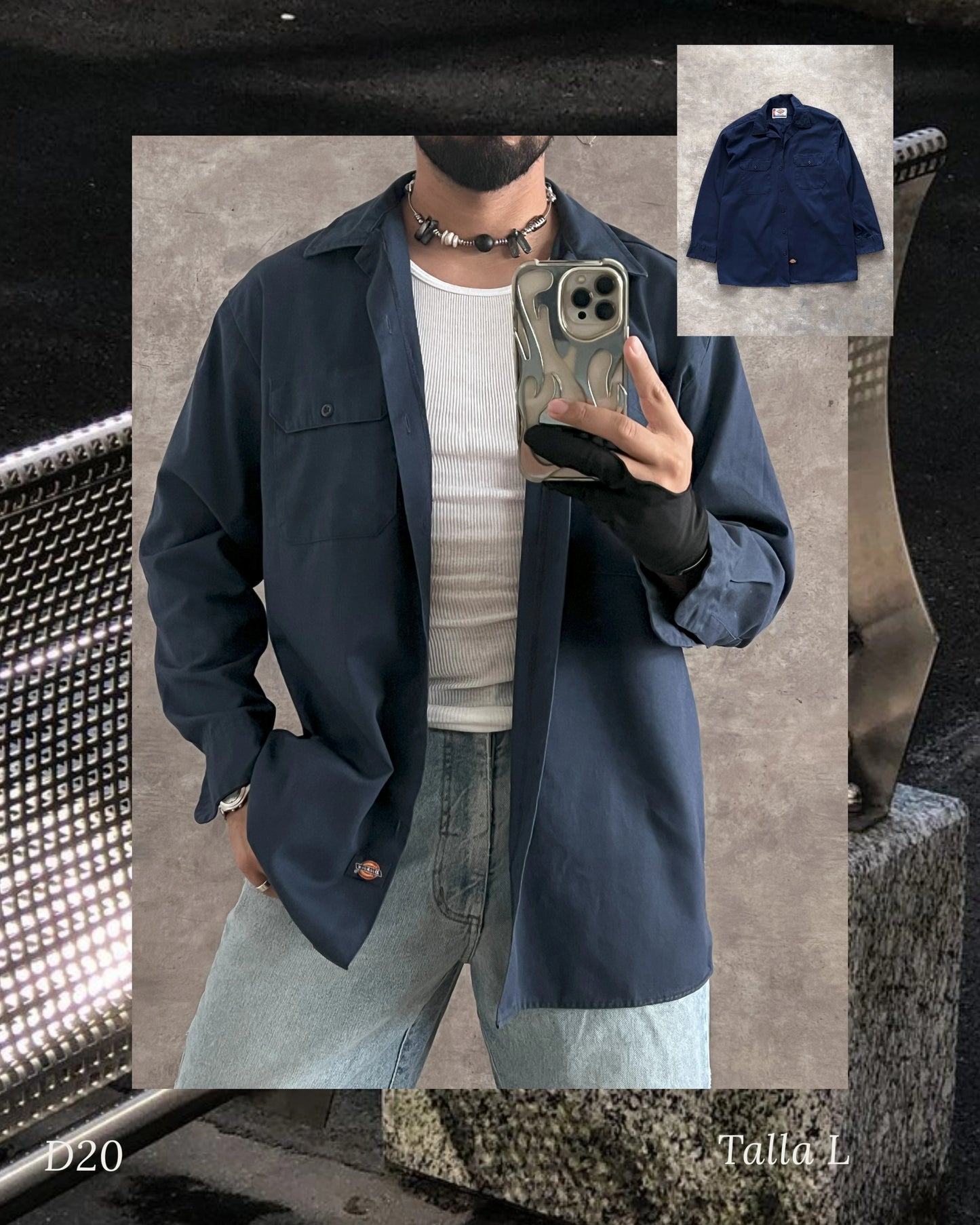 Workwear / Dickies shirt (L)