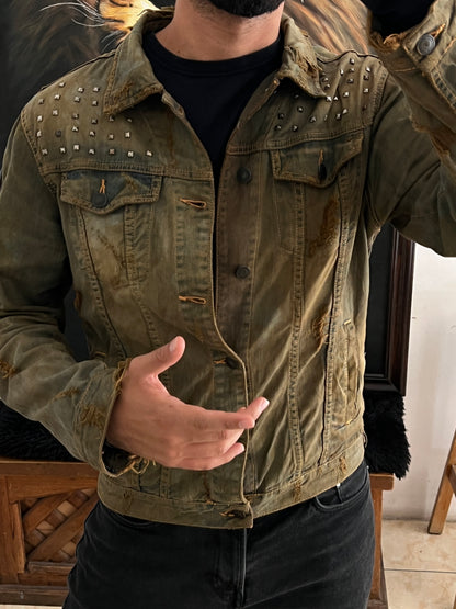 Vintage distressed jacket (S/M)