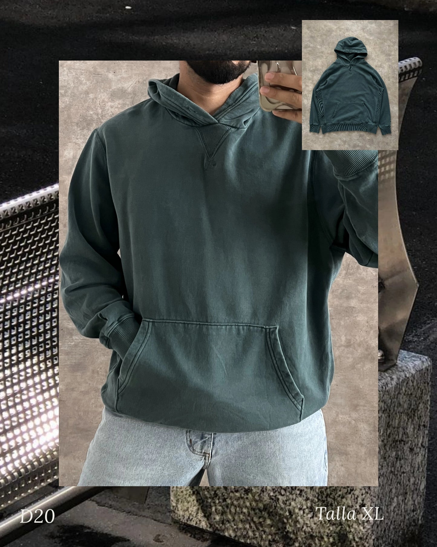 AE retro hoodie (XL)