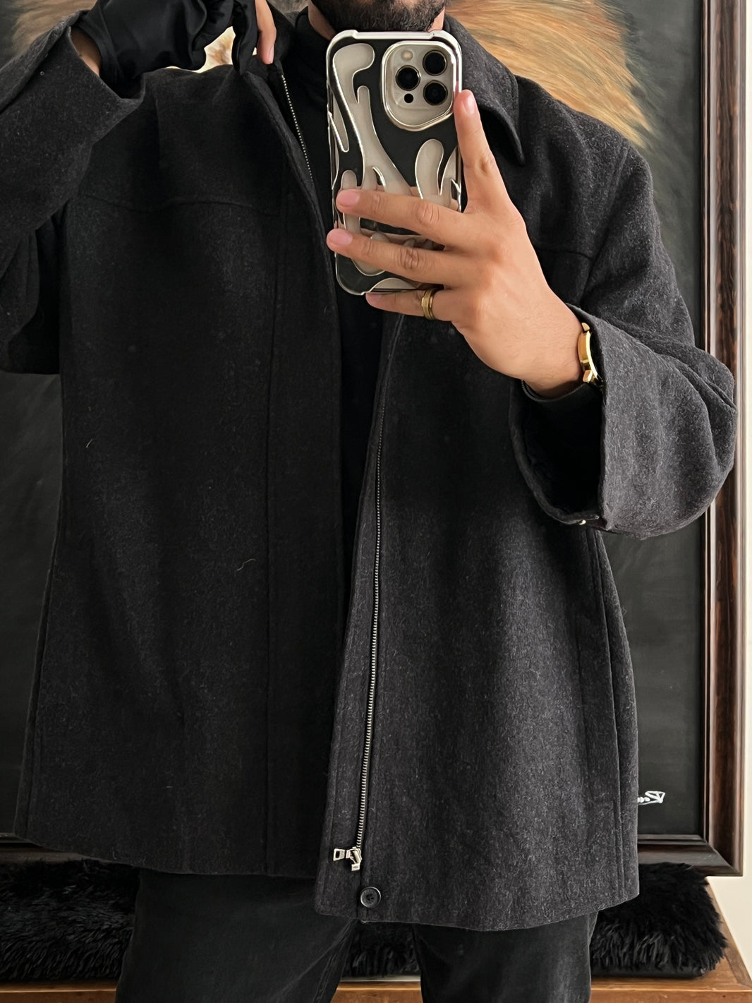 Wool coat Alfani (L)