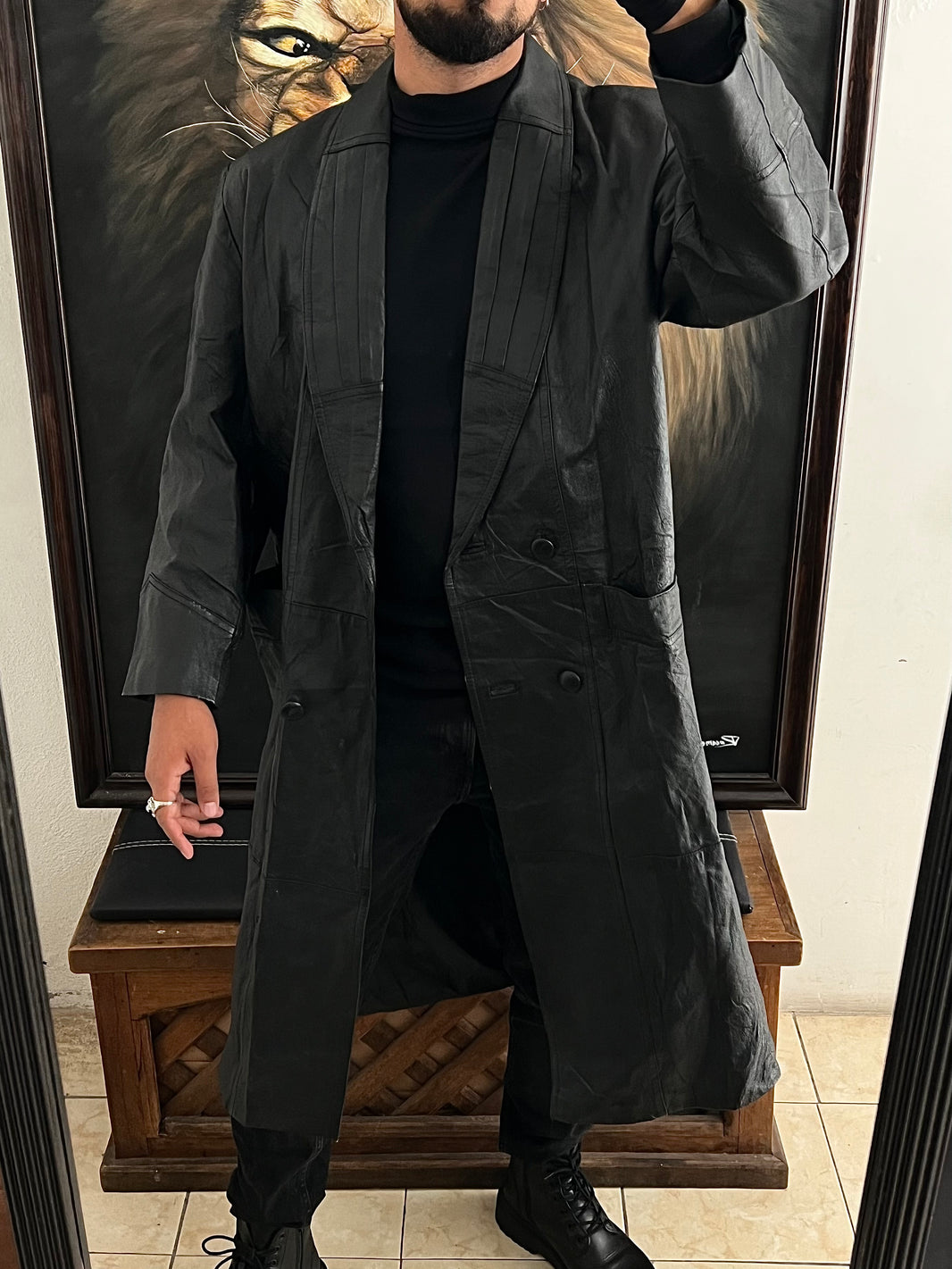 Gabardina de Piel 100% (M)