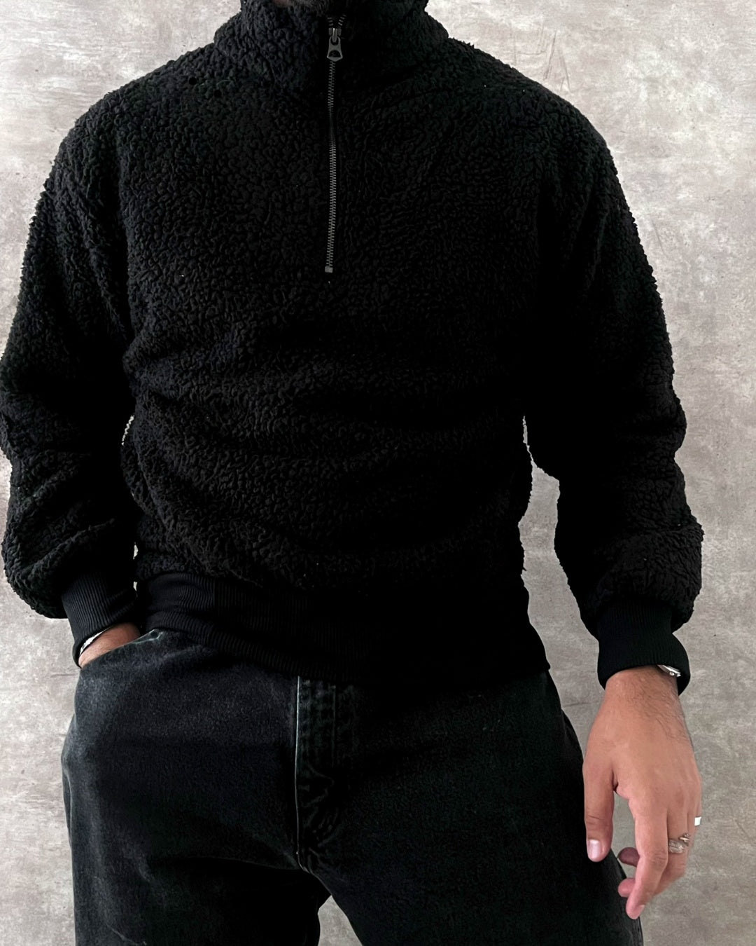 BLCK SHERPA JACKT (S)