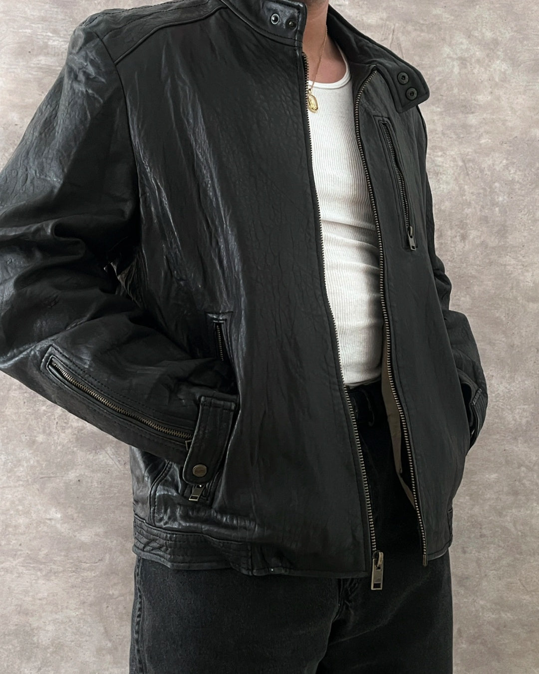 SERPENT LEATHER JACKET (XL)