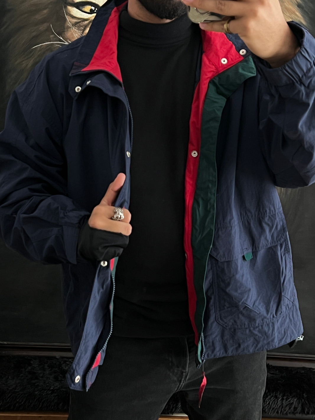 Retro windbreaker (XL)