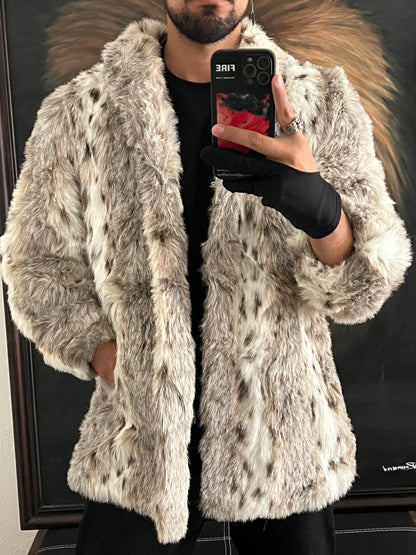 Abrigo faux fur talla S