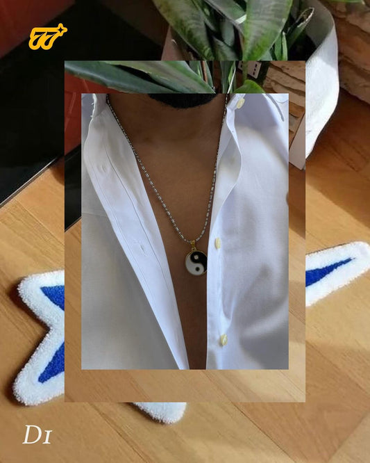 Yin y Yang Acero inoxidable