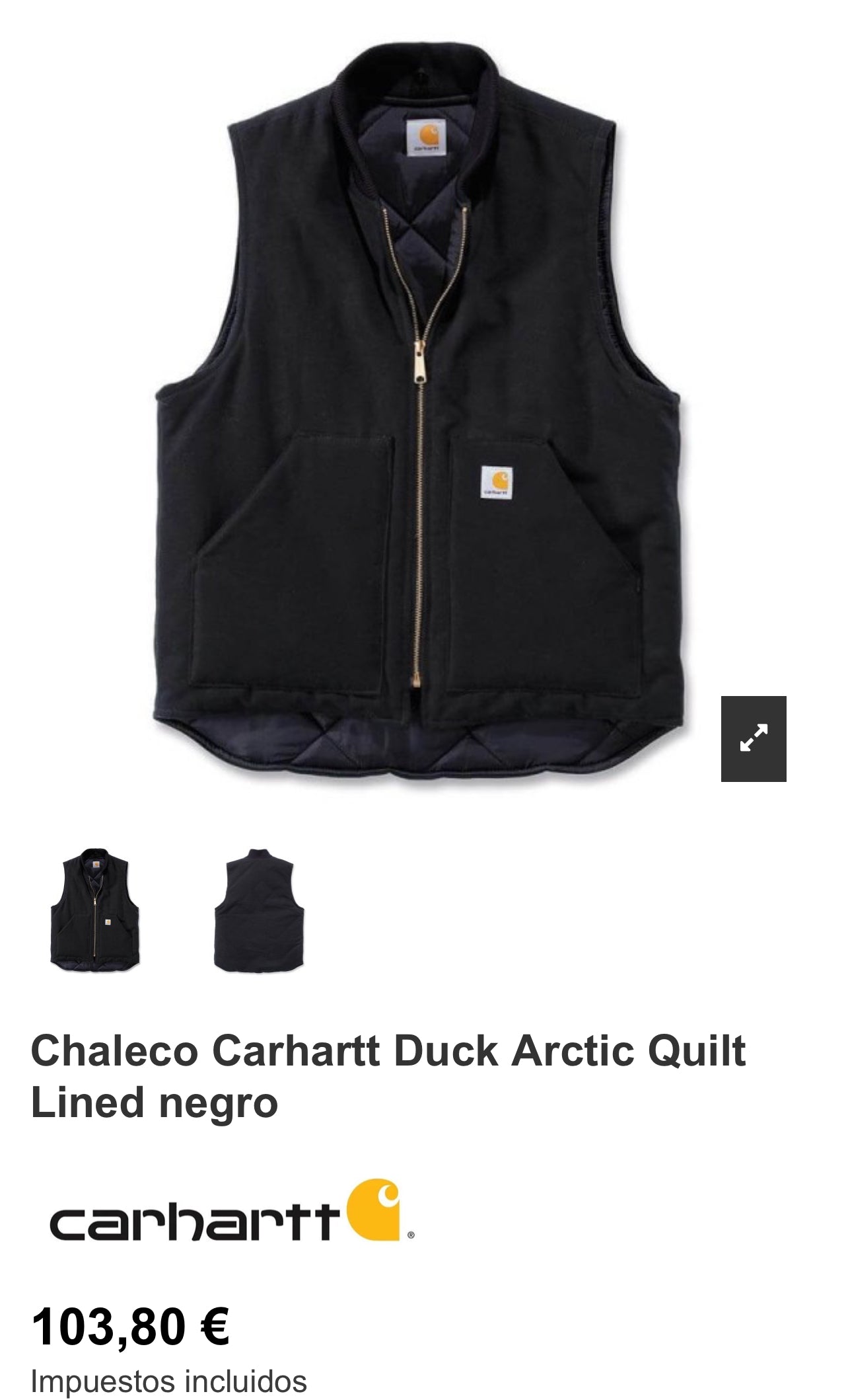 Chaleco Carhartt Nuevo