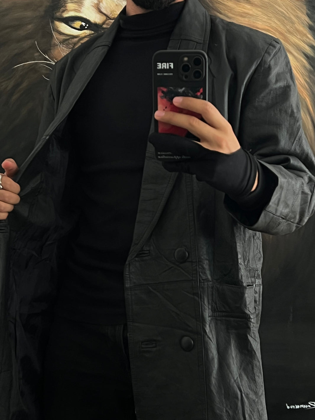 Gabardina de Piel 100% (M)