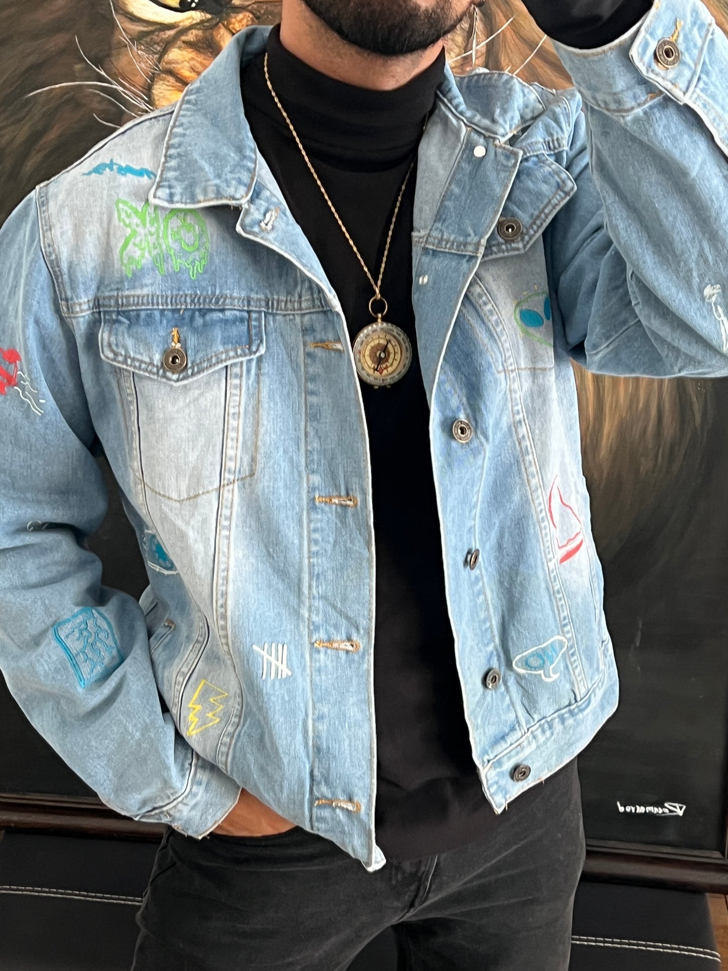 Denim jacket (L)