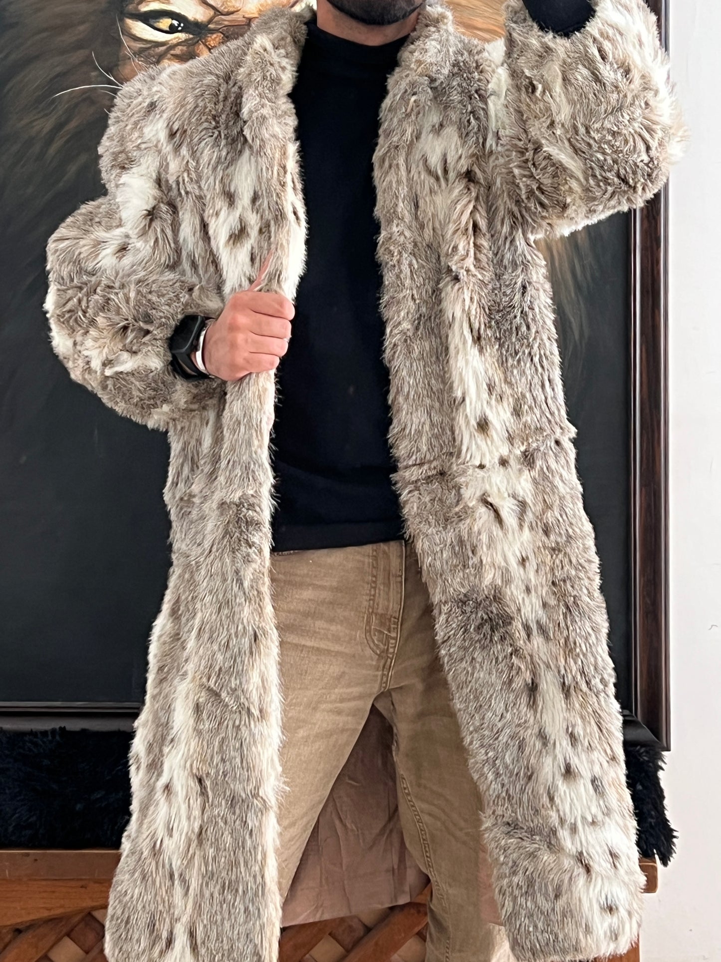 Abrigo Faux Fur de lujo (M)