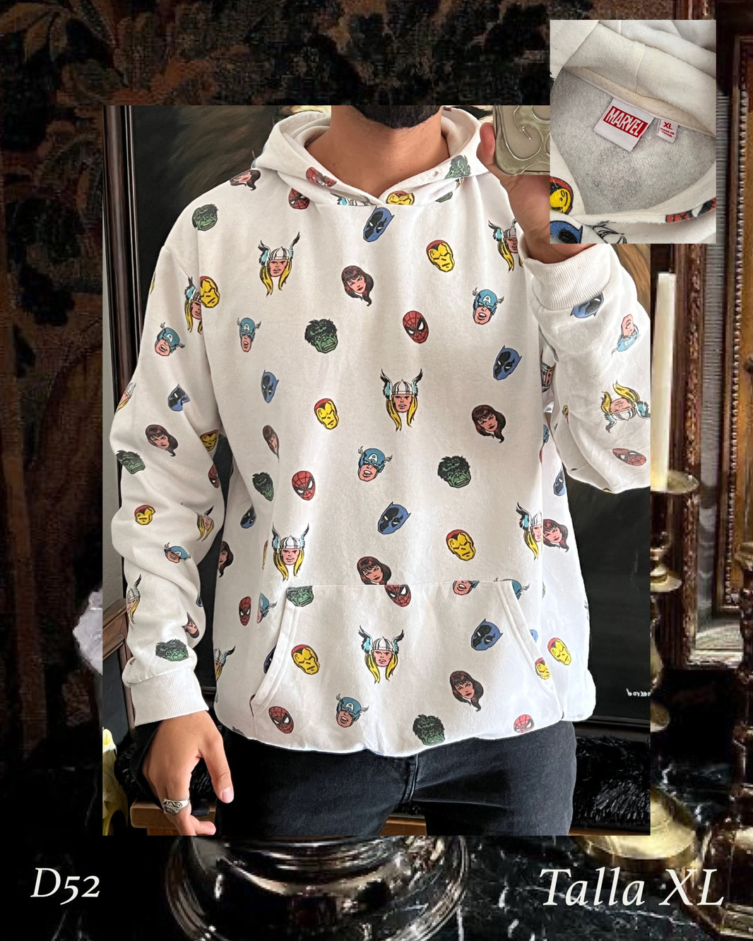 Hoodie Marvel retro (XL)