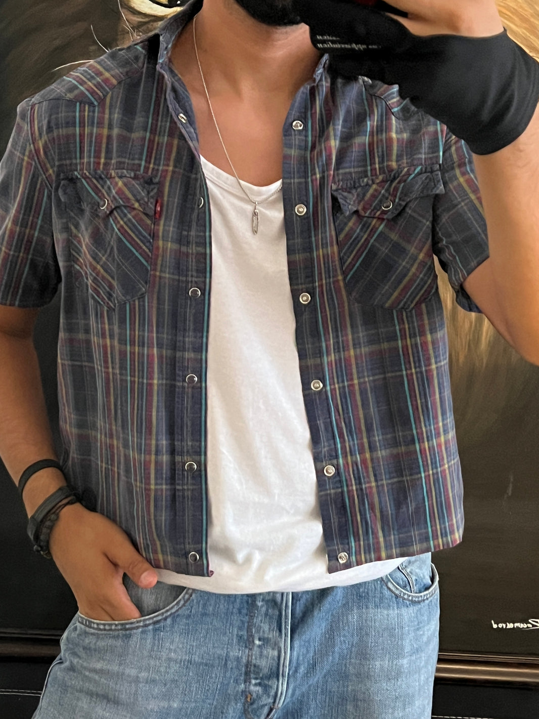 Levi's Cropped Boxy Fit (XS)