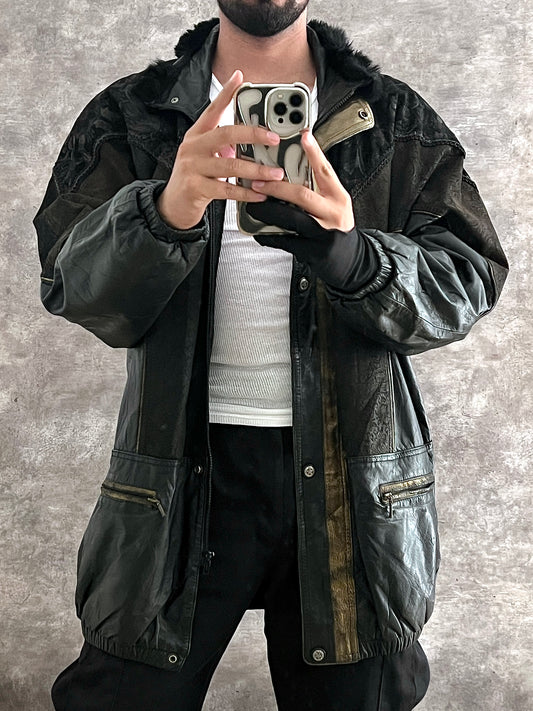 Gabardina de Piel Vamp (M)