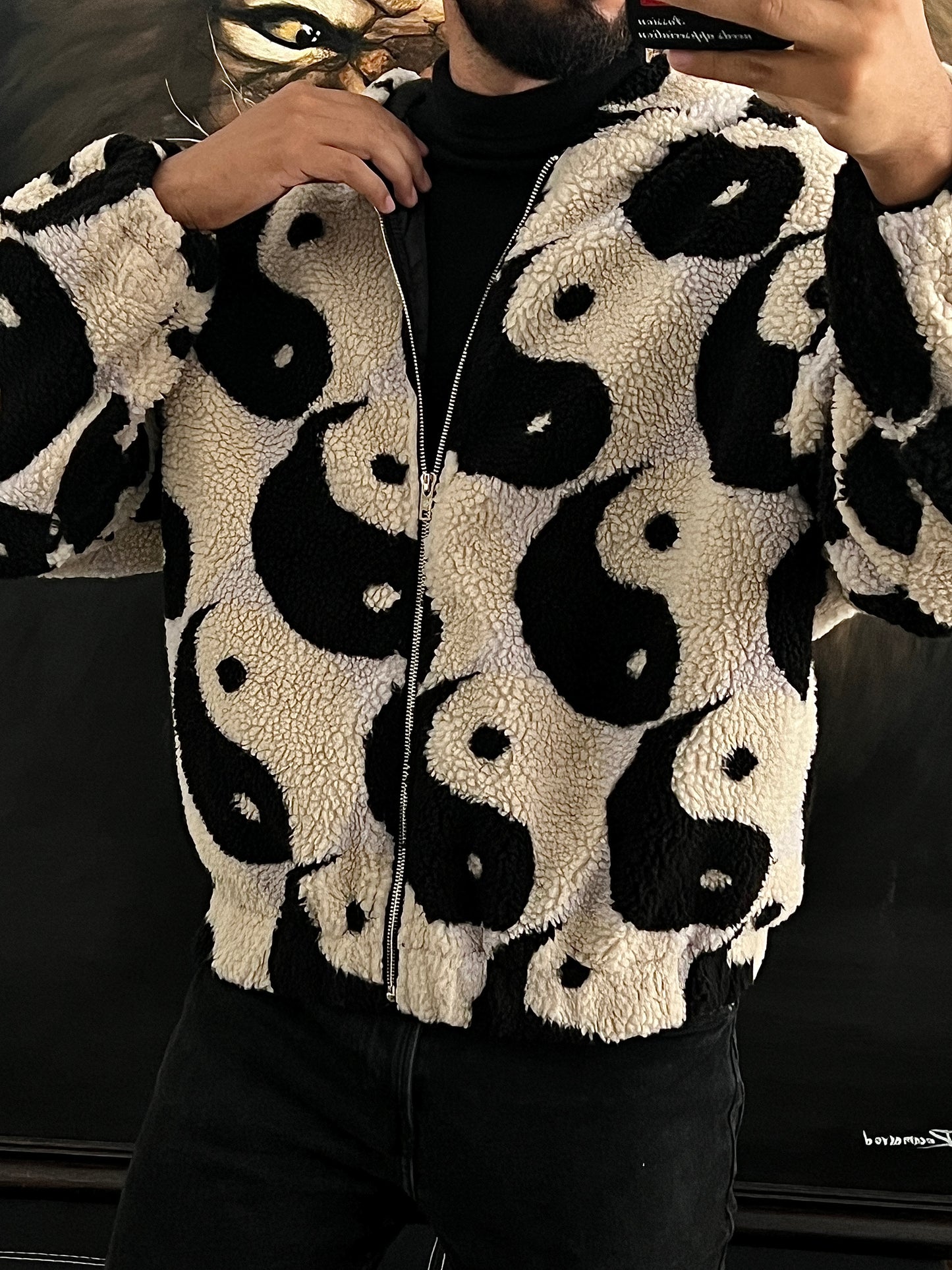 Sherpa jacket Yin y Yang