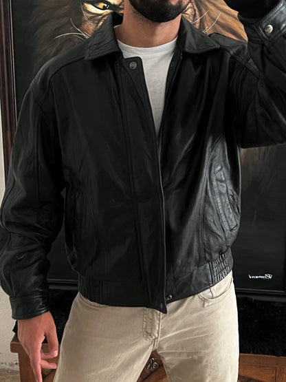 Bomber leather jacket 2 (M)