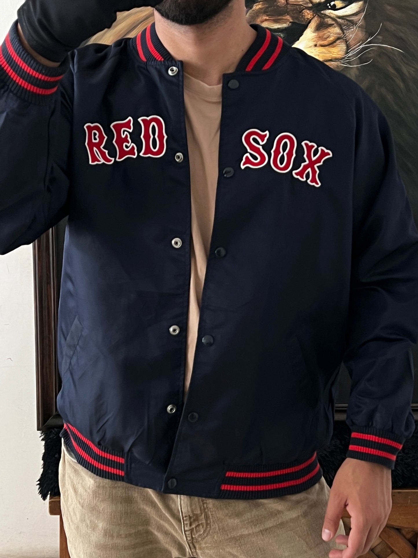 Bomber jacket Red Sox (L)