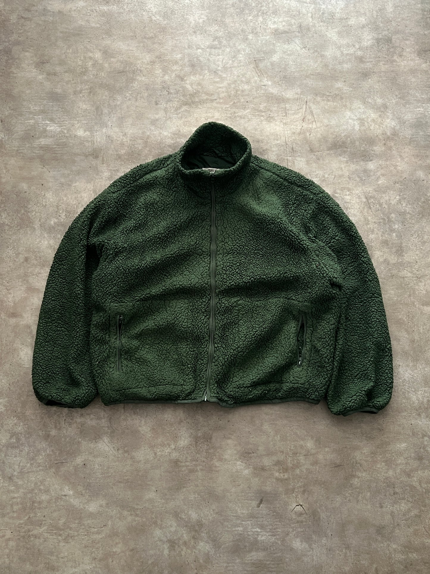 GREEN SWEATER BOXY FIT (S/M)