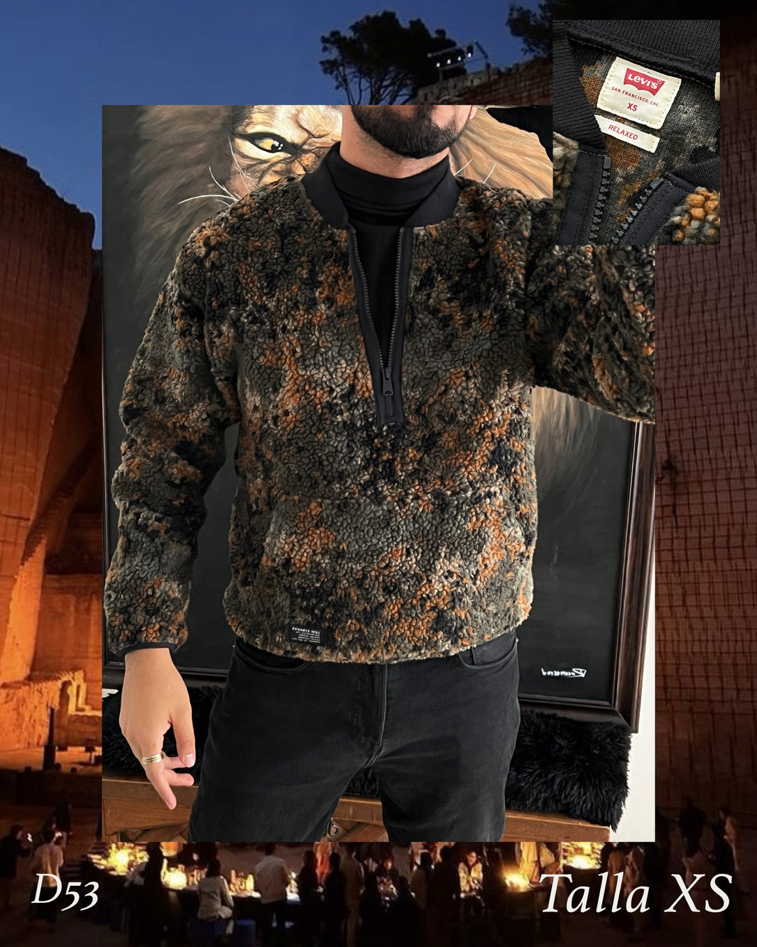 sherpa jacket Levi's (XS)