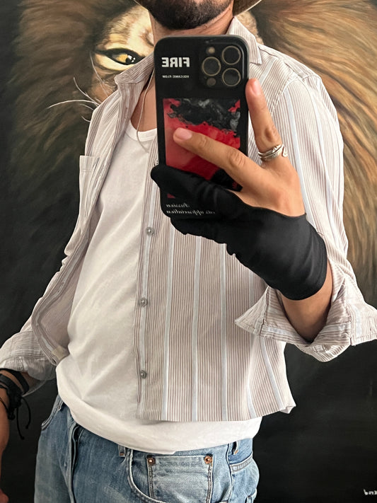 Camisa Talla / Cropped Boxy Fit (XS)