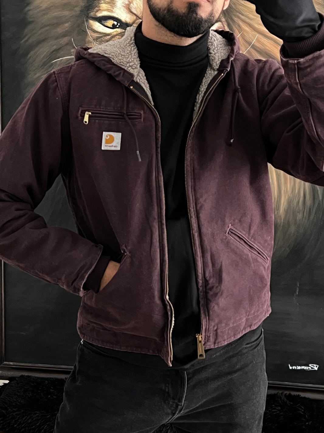 Carhartt sherpa vintage (S)
