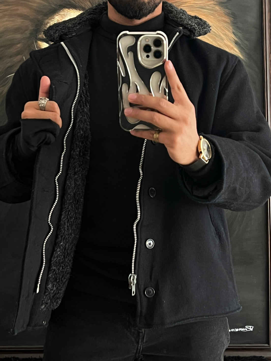 Abrigazo de lana (M)