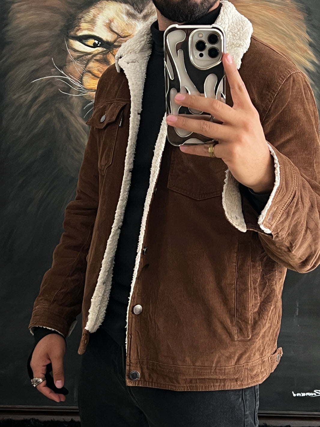 Sherpa jacket Calvin Klein (M)