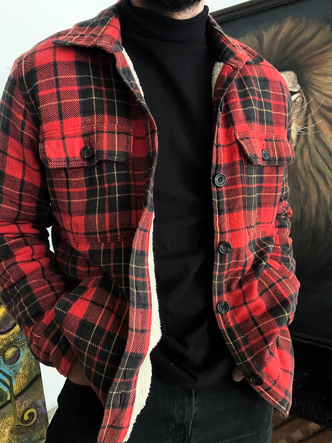 American Eagle de sherpa (L)